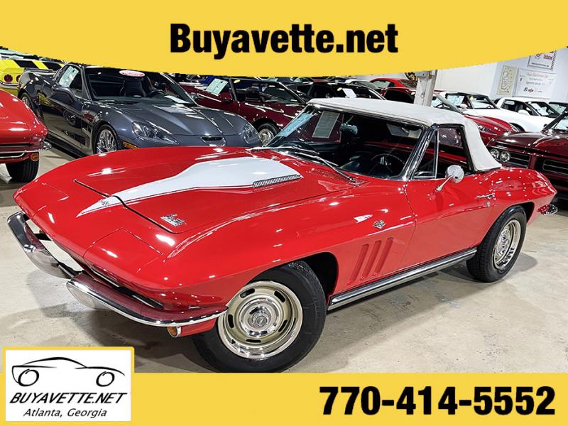 1965 Red Chevy Corvette Convertible