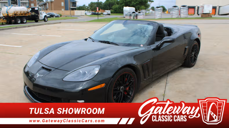 2012 Black Chevy Corvette Convertible