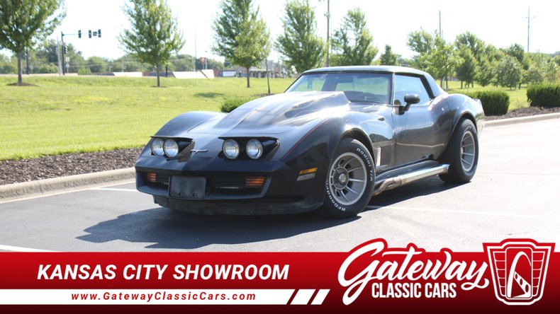 1980 Black Chevy Corvette T-Top