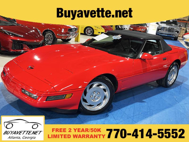 1996 Torch Red Chevy Corvette Convertible