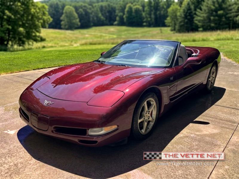 2003 Anniversary Red Chevy Corvette Convertible