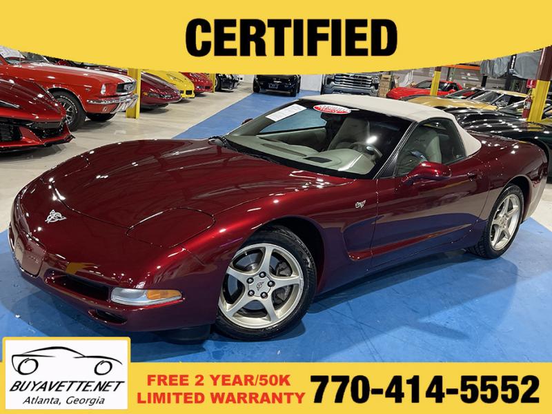 2003 Anniversary Red Chevy Corvette Convertible