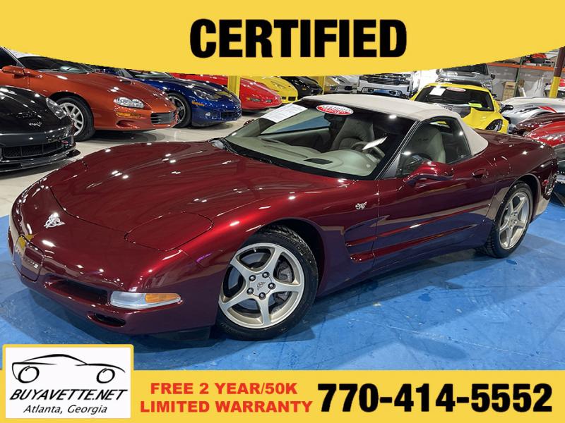 2003 Anniversary Red Chevy Corvette Convertible
