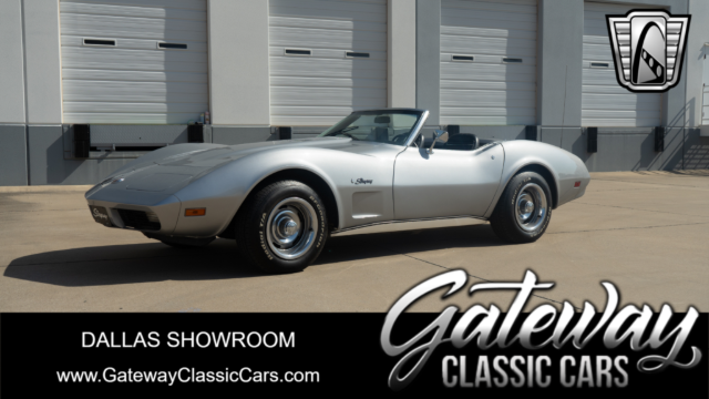 1974 Silver Chevy Corvette Convertible