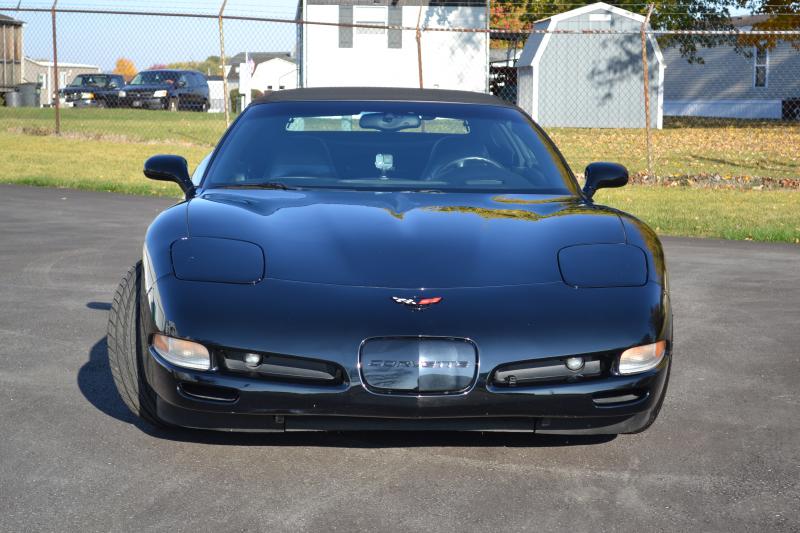 2001 Black Chevy Corvette Convertible