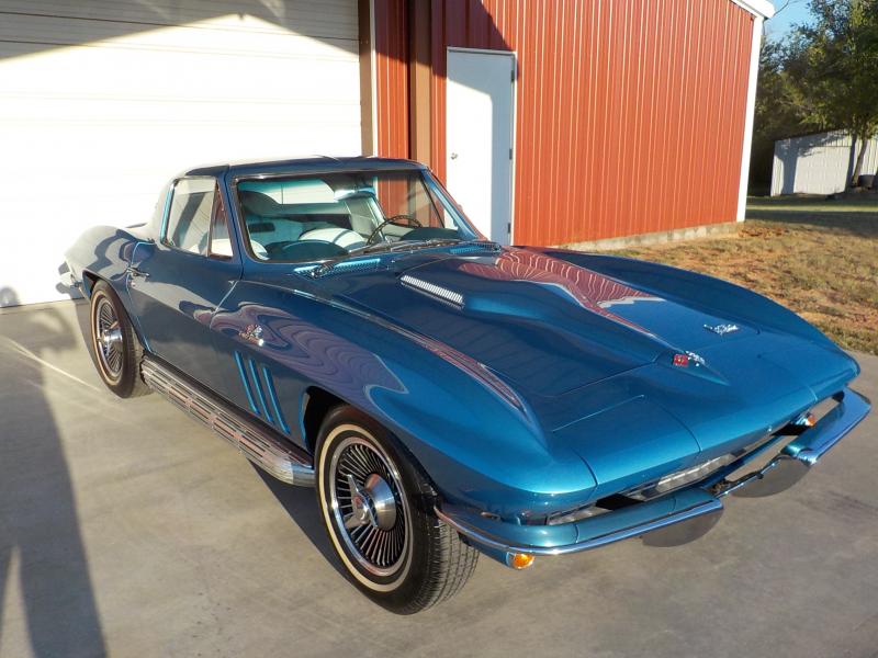 1966 Nassau Blue Chevy Corvette Coupe