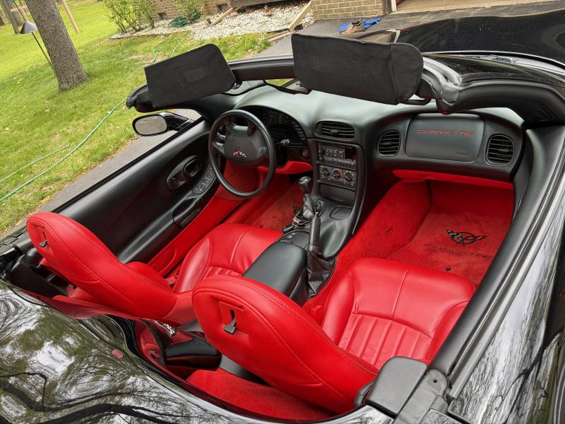 2000 Black Chevy Corvette Convertible