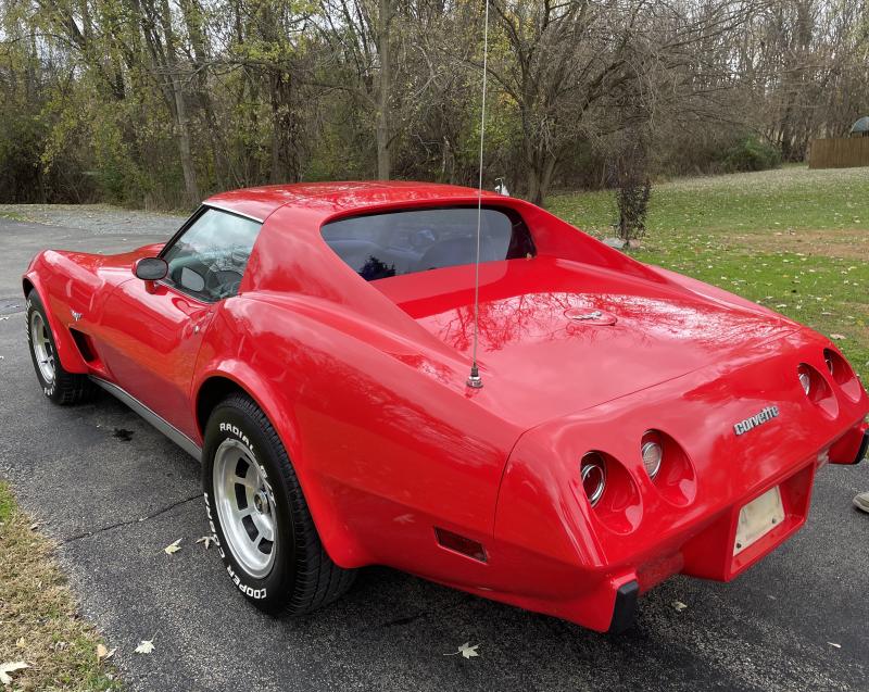 Red 1977 Corvette T-Top id:85808