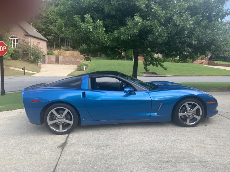 Blue 2009 Corvette Coupe id:86985
