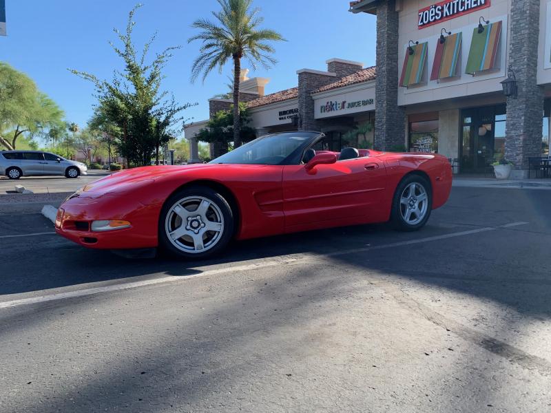 Red 1998 Corvette Convertible id:88136