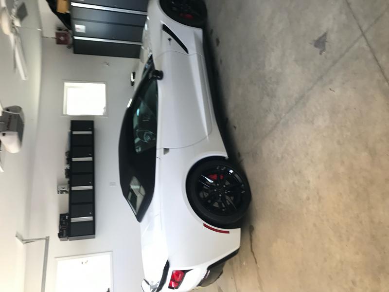 2017 White Chevy Corvette Convertible