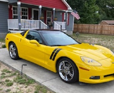 Yellow 2009 Corvette HardTop id:88270