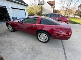 Dark Red Metallic 1995 Corvette Coupe id:89414
