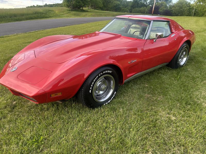 1974 Red Chevy Corvette T-Top