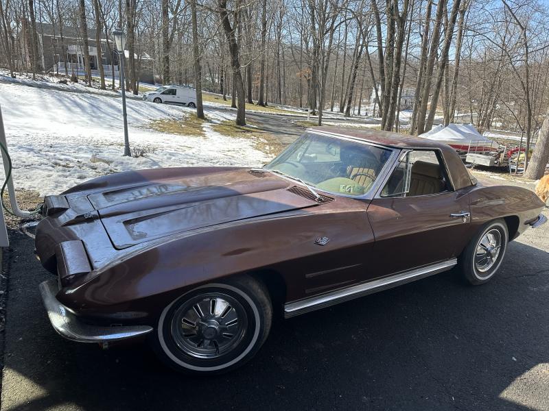 brown 1964 Corvette Convertible id:90855
