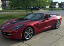 2015 Chevy Corvette Convertible For Sale 2015 Convertible Tint red 3LT Kalahari